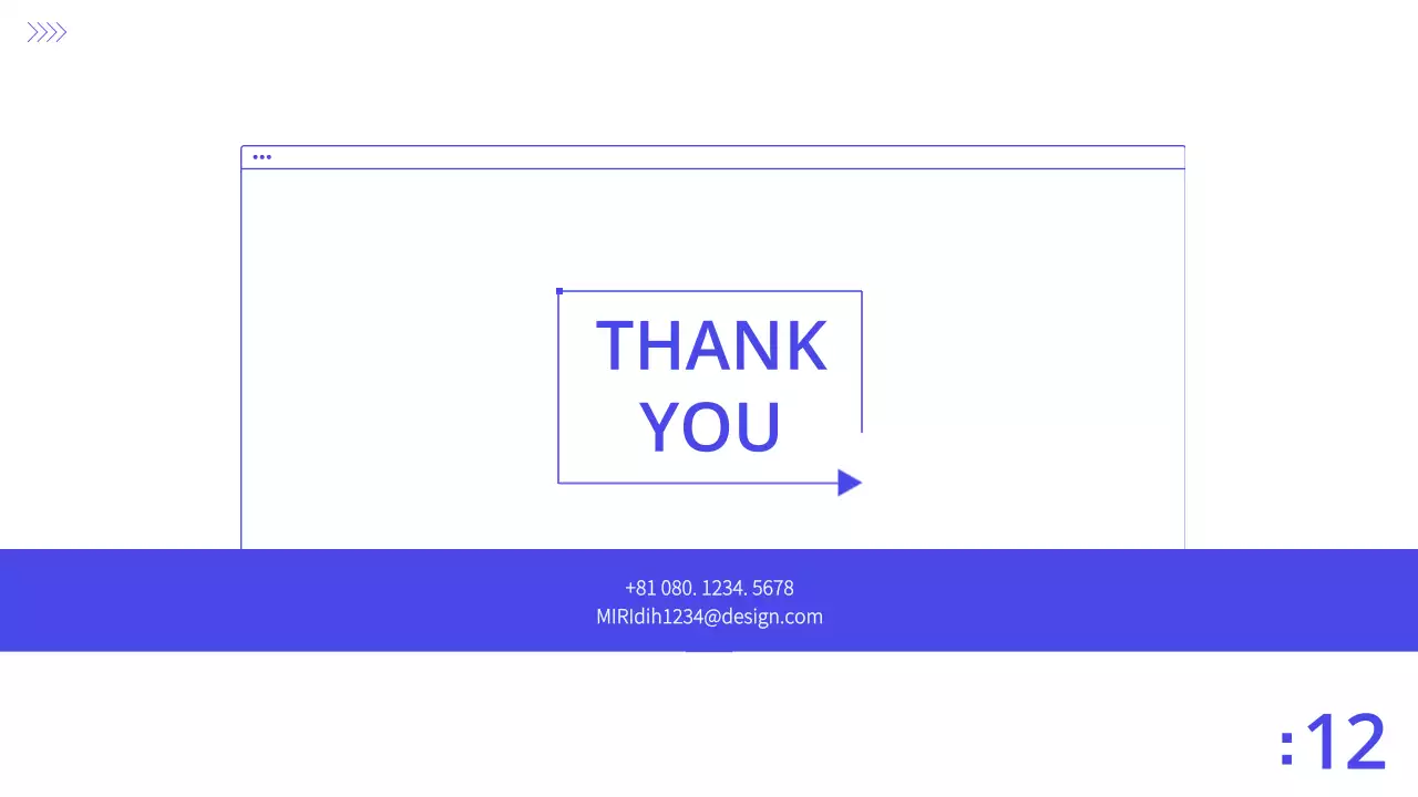 青 モダン ビジネス 計画書 プレゼンテーション