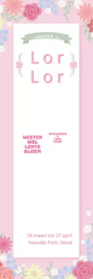 Lentebloemenfestival_Seriële banier