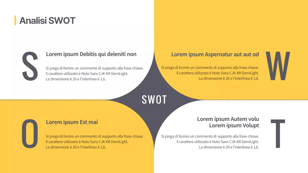 Proposta di branding per stage di tendenza in grigio e giallo