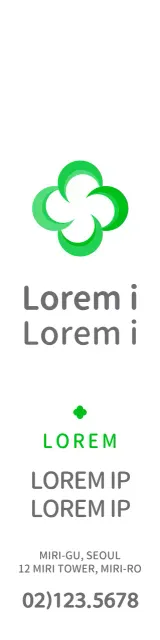 Modernes, abgerundetes, vierblättriges, schraffiertes Symbol in Grün und Grau Logostil Informieren und werben für Versicherungsinformationen