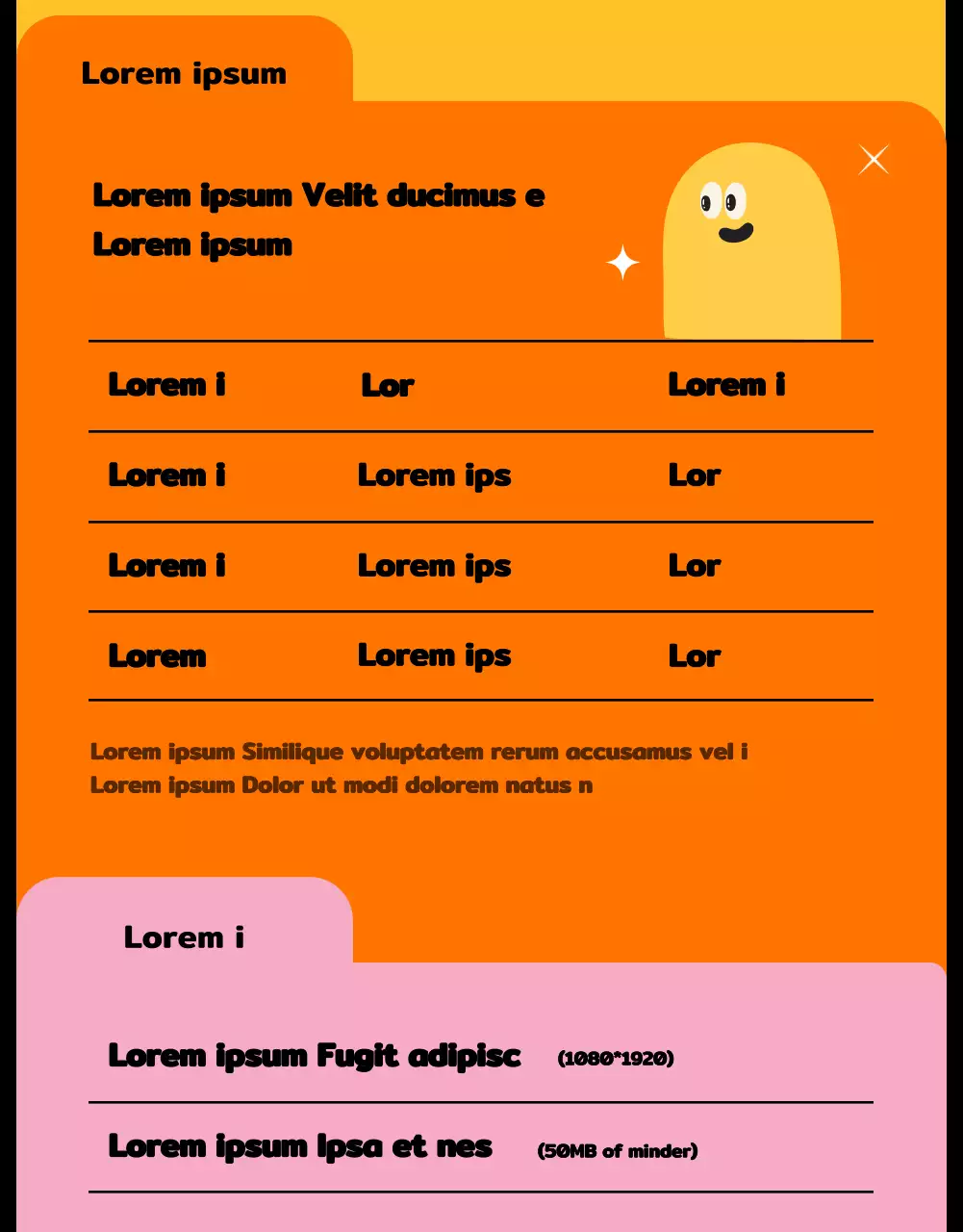 Leuke korte inhoud wedstrijd met kleurrijke vormen en illustraties