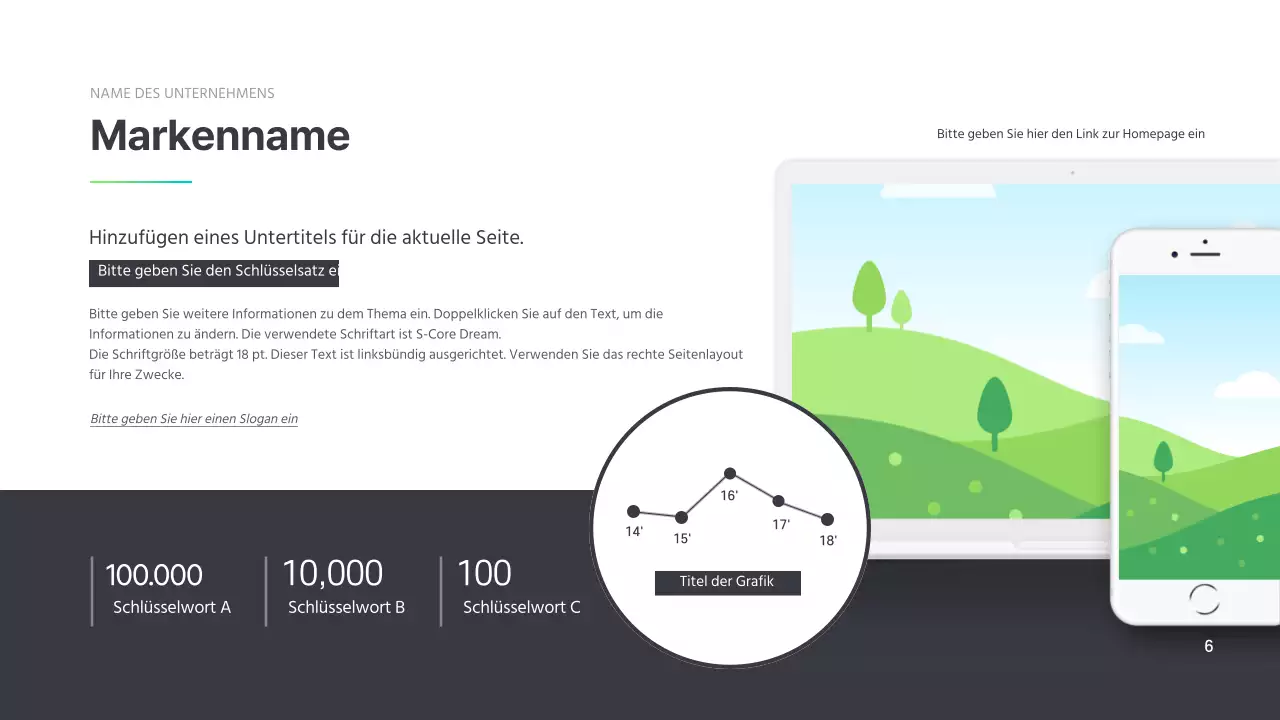 Einfaches Firmenprofil