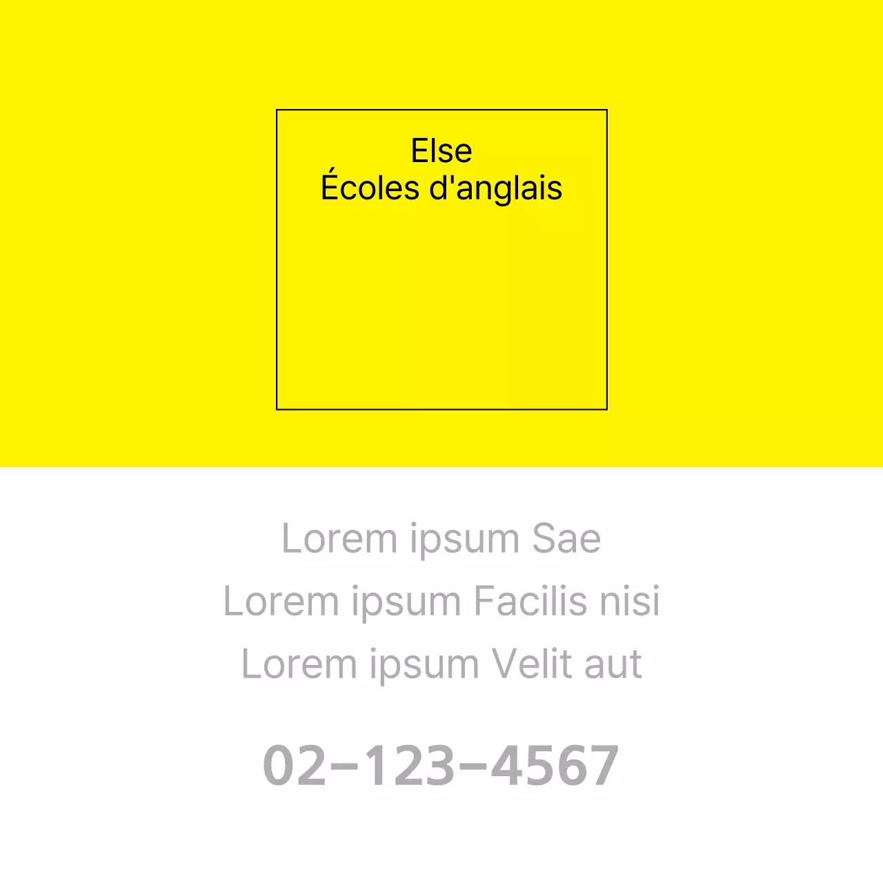 École d'anglais Elsevier