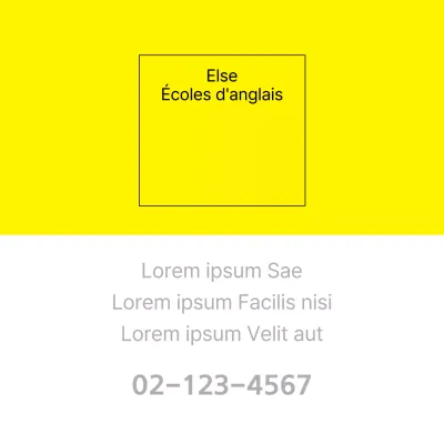 École d'anglais Elsevier