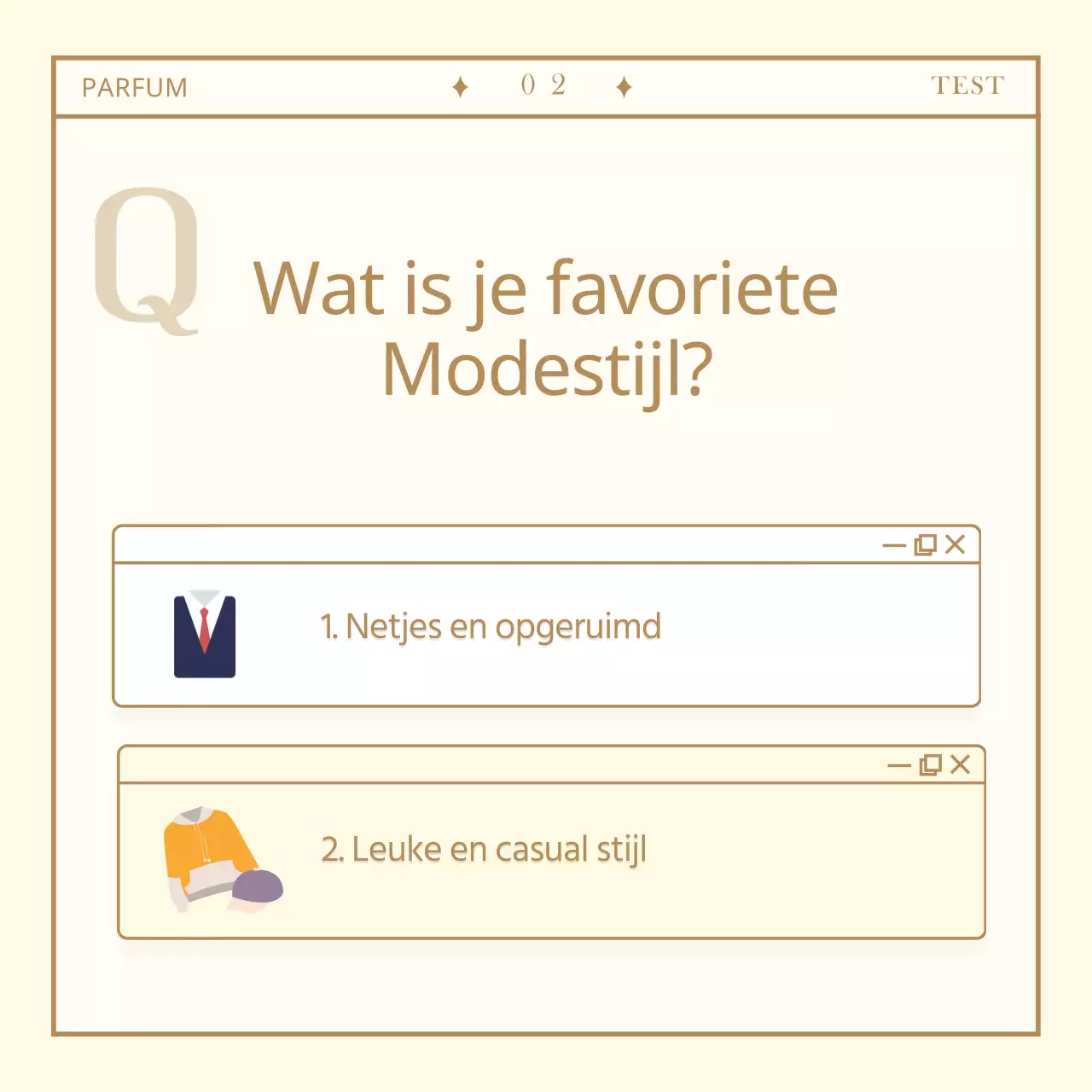 Eenvoudige gepersonaliseerde parfum testkaartNieuws ontwerp