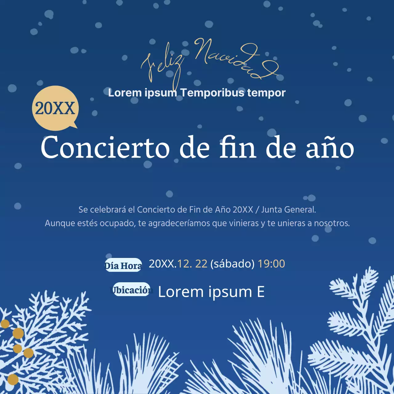 Concierto de fin de año