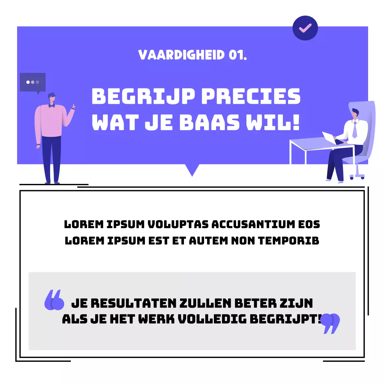 Blauw en roze work life cardnews