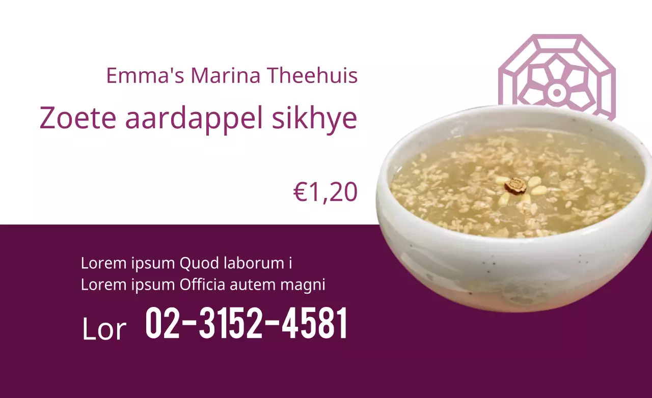 Zoete aardappel Amazake