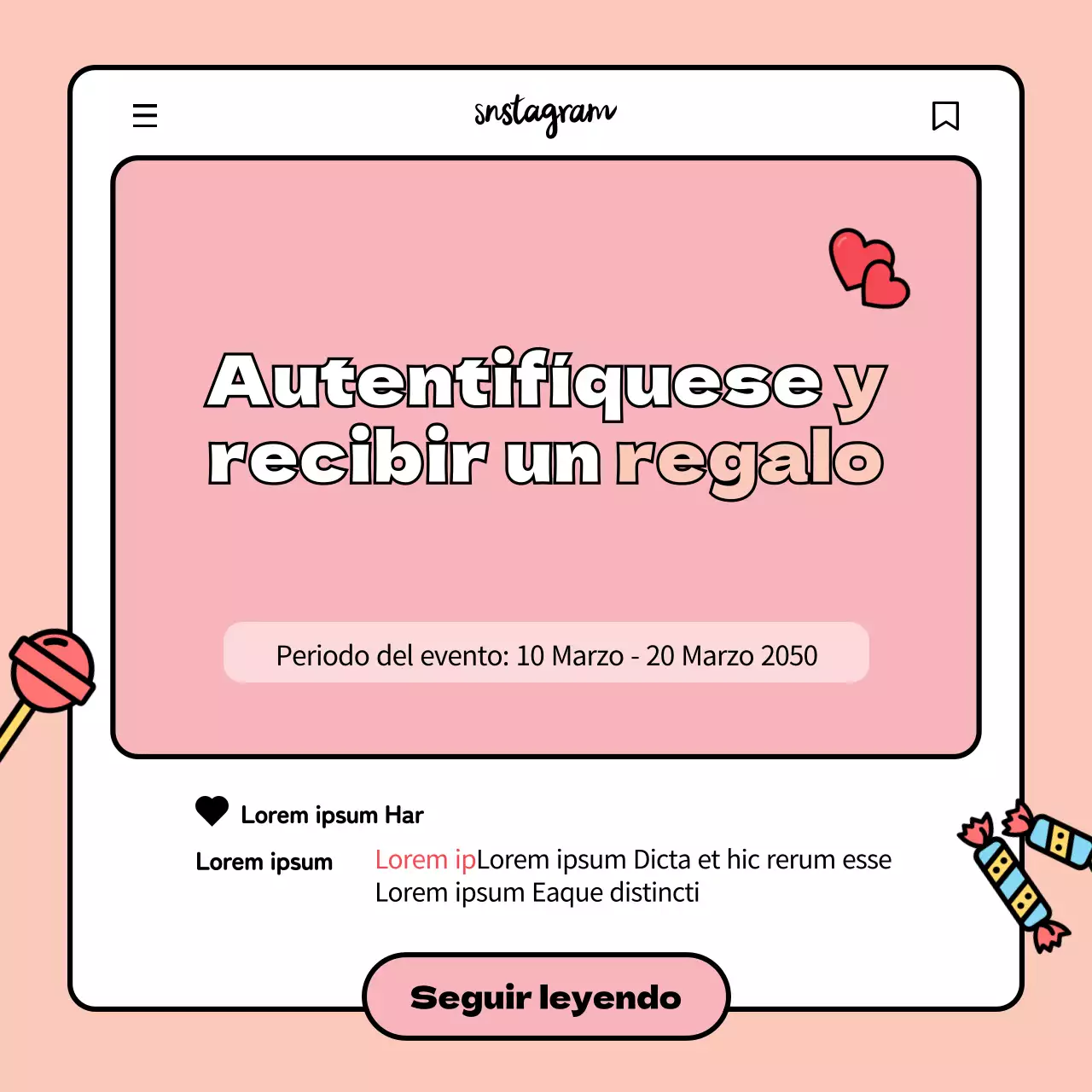 Eventos del Día Rosa Blanco en las redes sociales Instagram