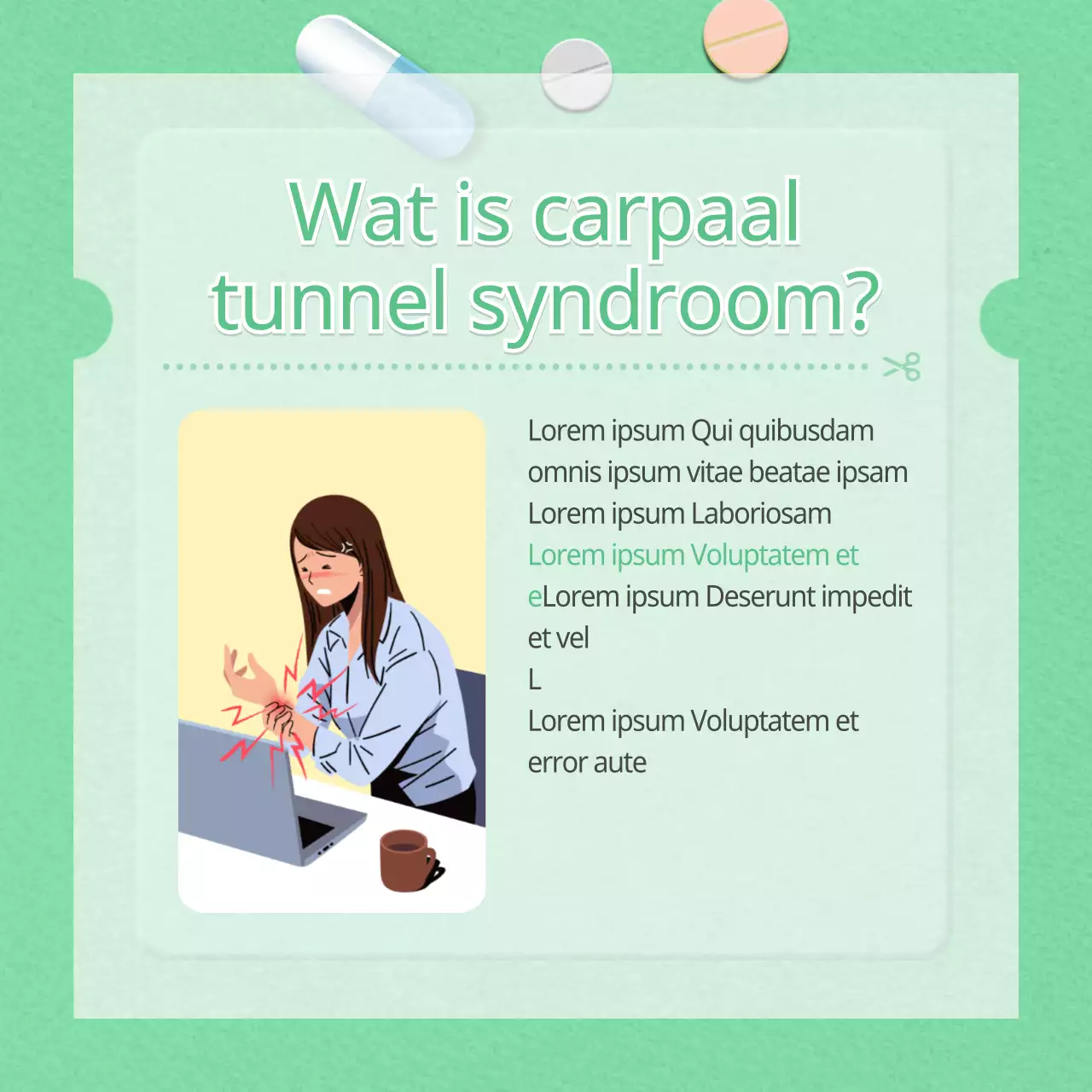 Multicoloured ziekenhuis medicijnentas concept