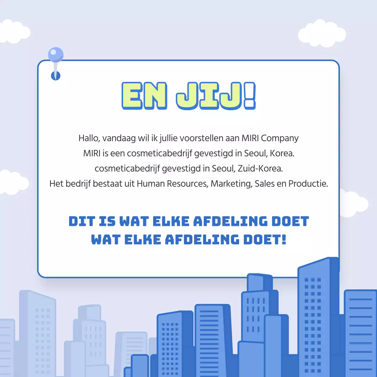 Pastel vacaturekaart nieuws ontwerp