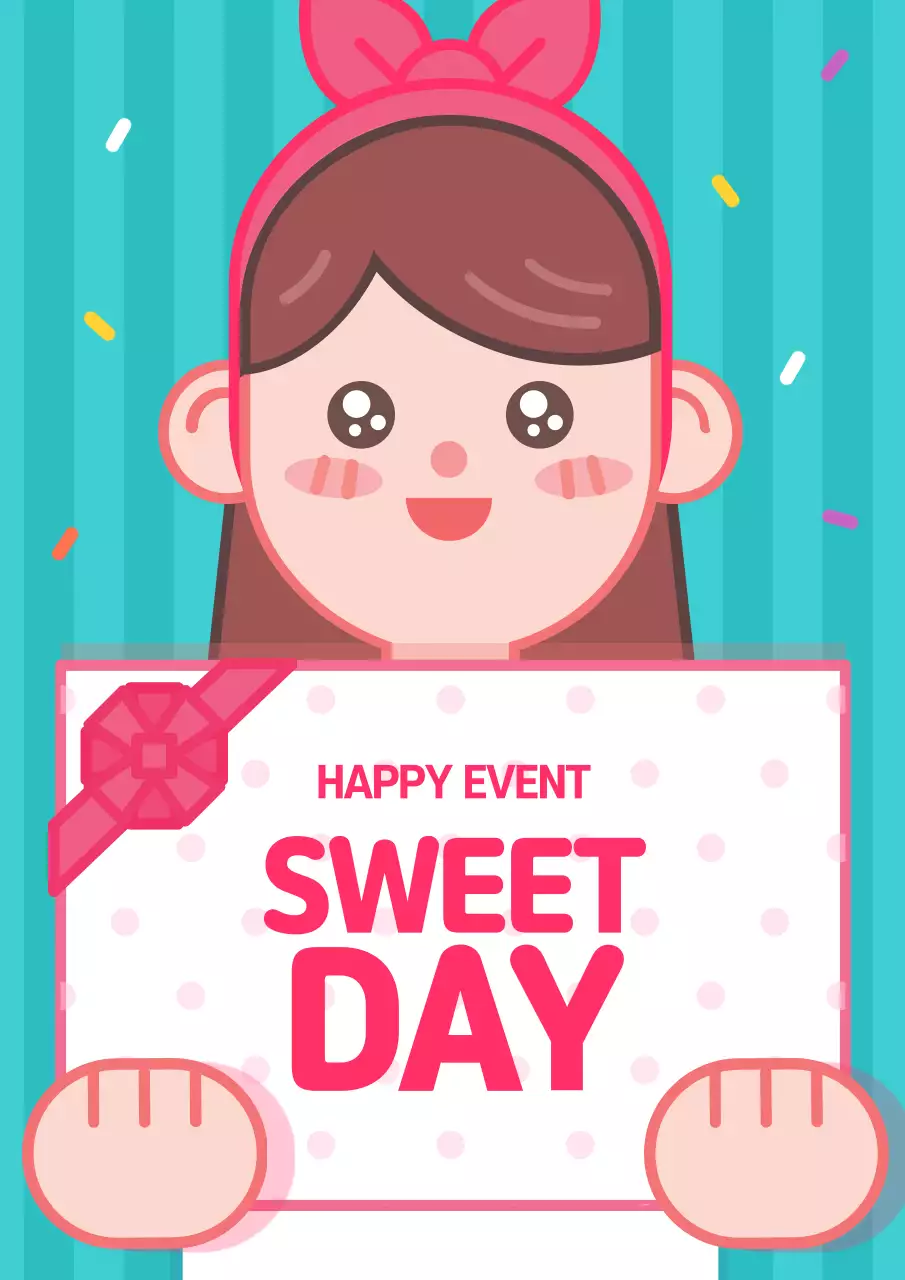 カラフル かわいい イベント ポスター