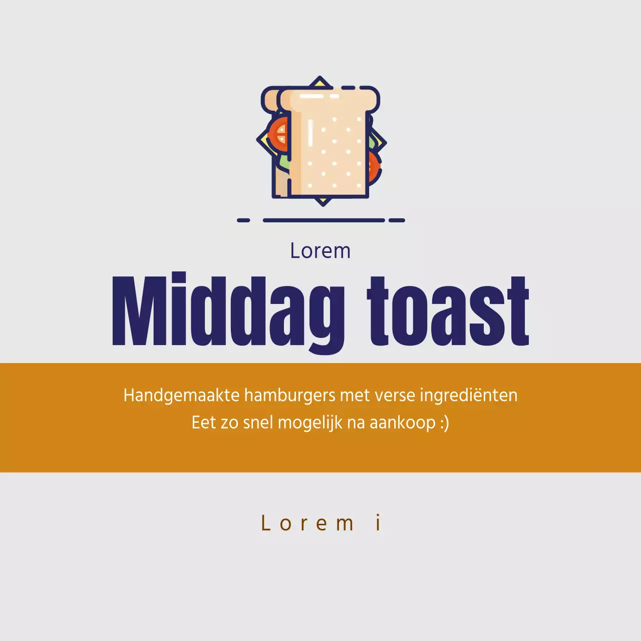 Middag toast