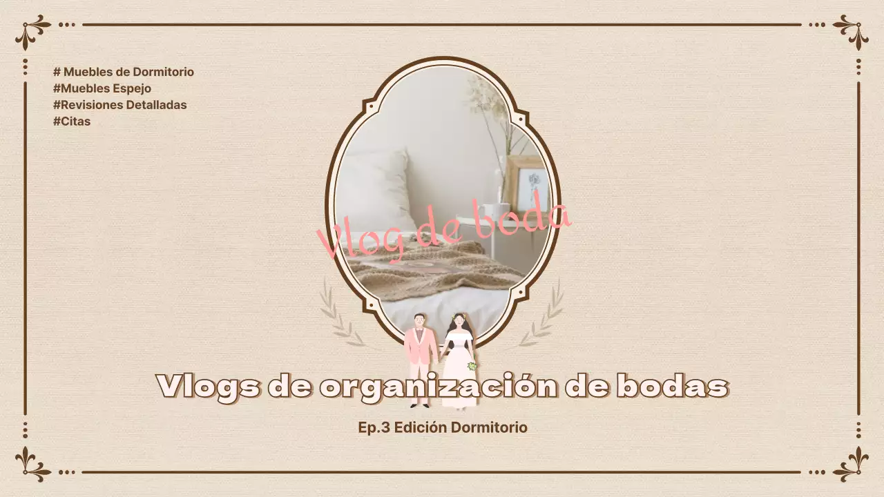 Vlog de boda con tonos suaves