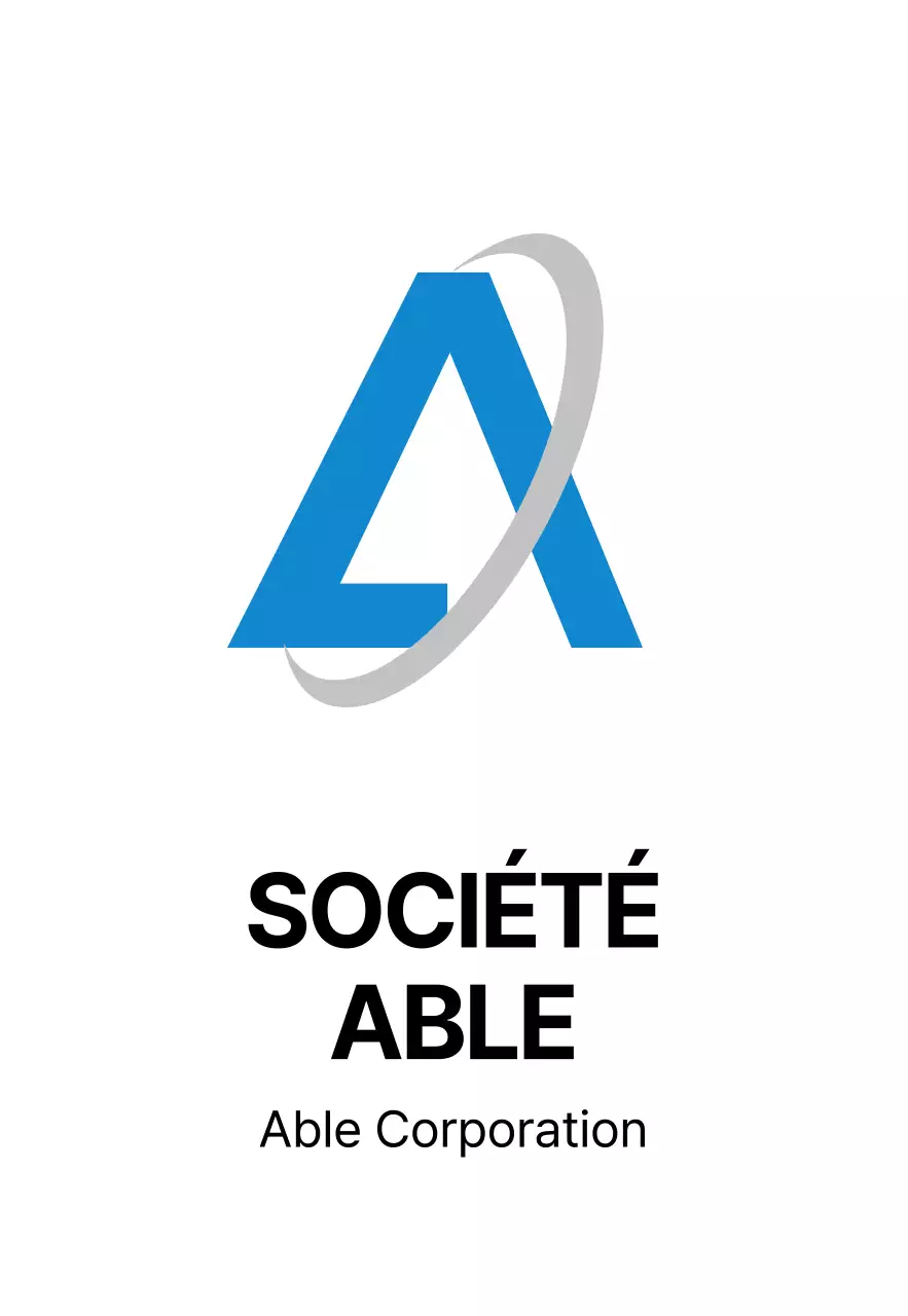 Logo bleu simple logo de l'entreprise panneau de signalisation