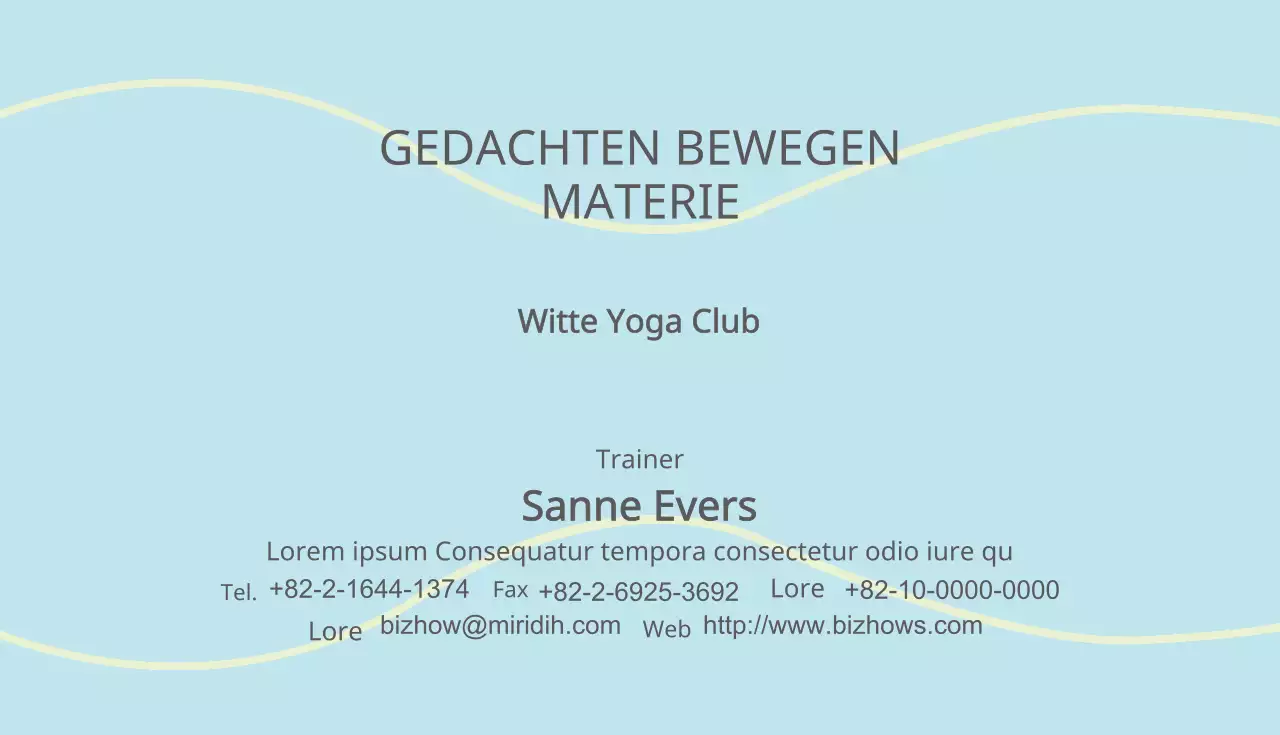 Witte Yoga Club