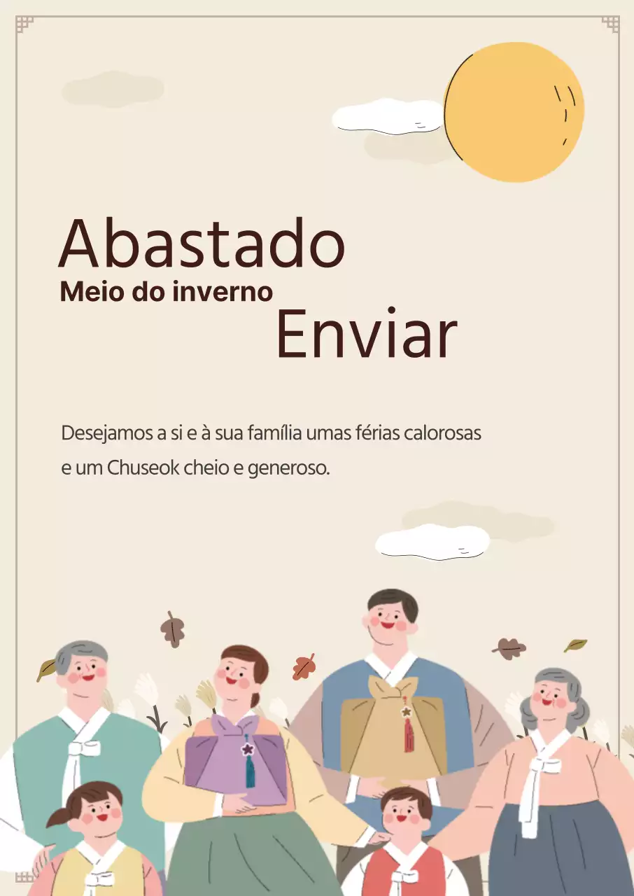 Saudações de Ação de Graças