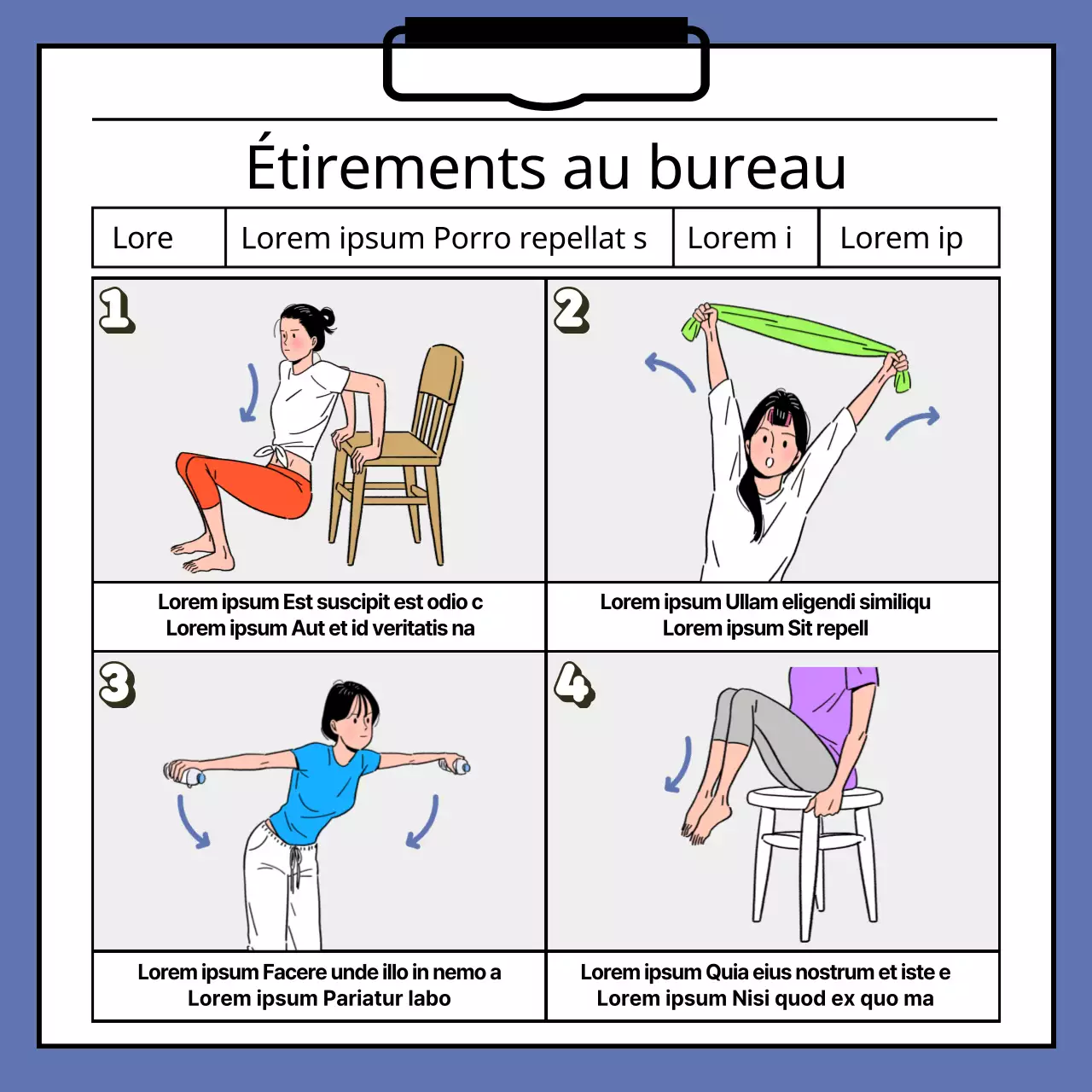 Rapport bleu Feeling Spring Fever Stretch