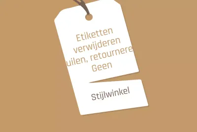 Geen ruilingen/retouren