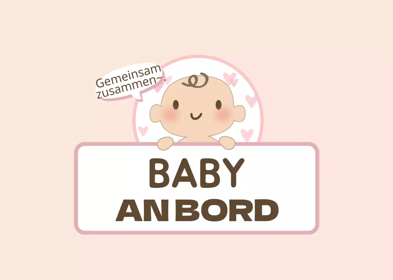 Rosa weiß niedliche Illustration mit einem Kind reiten