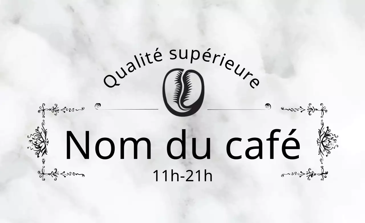 16 autocollants de café