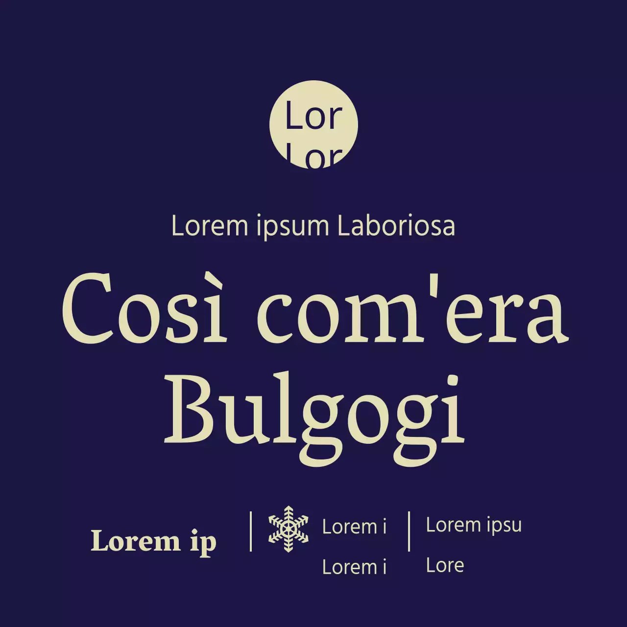 Griglia così com'è