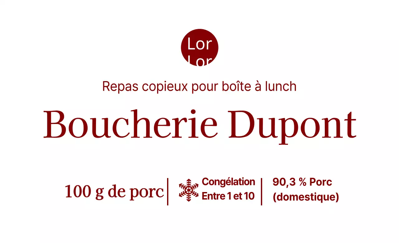 Poitrine de porc sauté telle qu'elle était