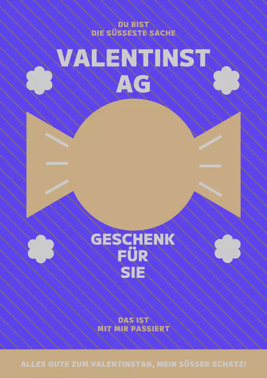 White Day in Lila und Braun