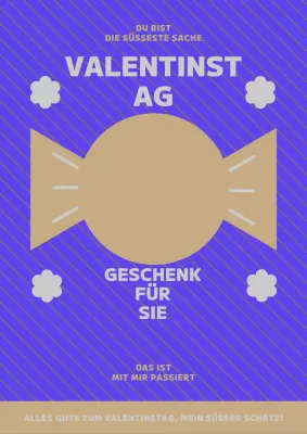 White Day in Lila und Braun