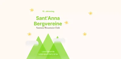 Ein heller und jugendlicher Mountain Club in Gelb und Chartreuse