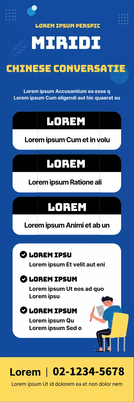 blauw gele letters gemarkeerd illustratie nette school chinees hopop