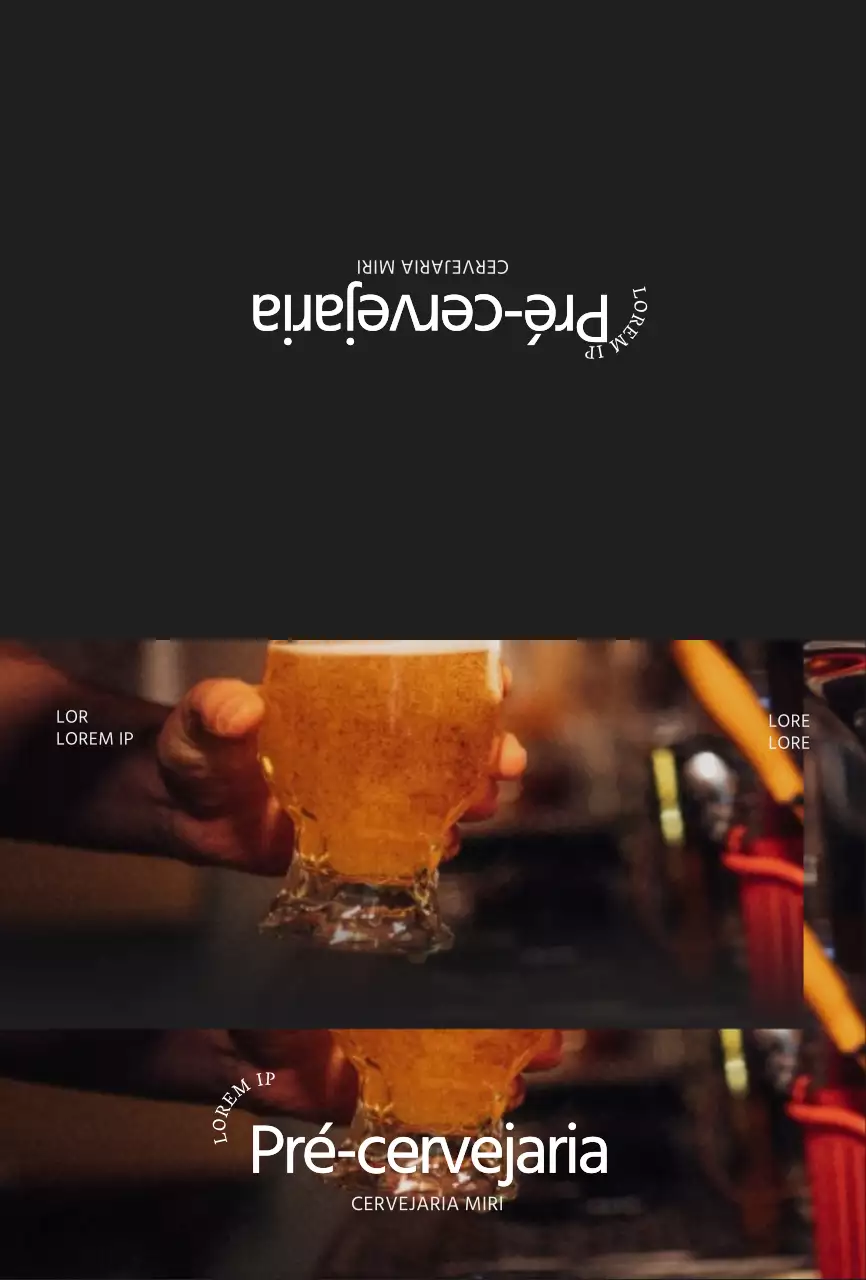 Cartão postal da cerveja Black Simple Brewery