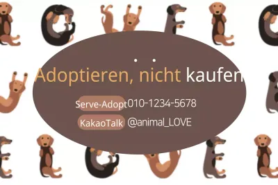 Adoptieren, nicht kaufen