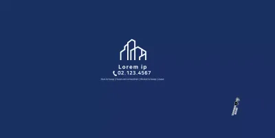 Blue Simple Vastgoed Promotie