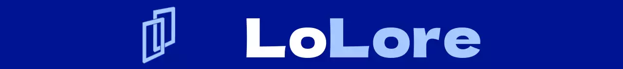 Símbolo de forma simples com estilo de logótipo em azul marinho e azul claro para escritório