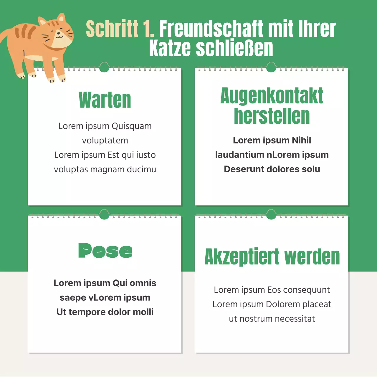 Über die grüne und orangefarbene Prüfung zur Zertifizierung von Katzenklos
