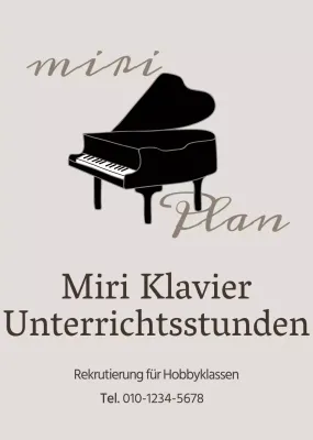 Klavierunterricht