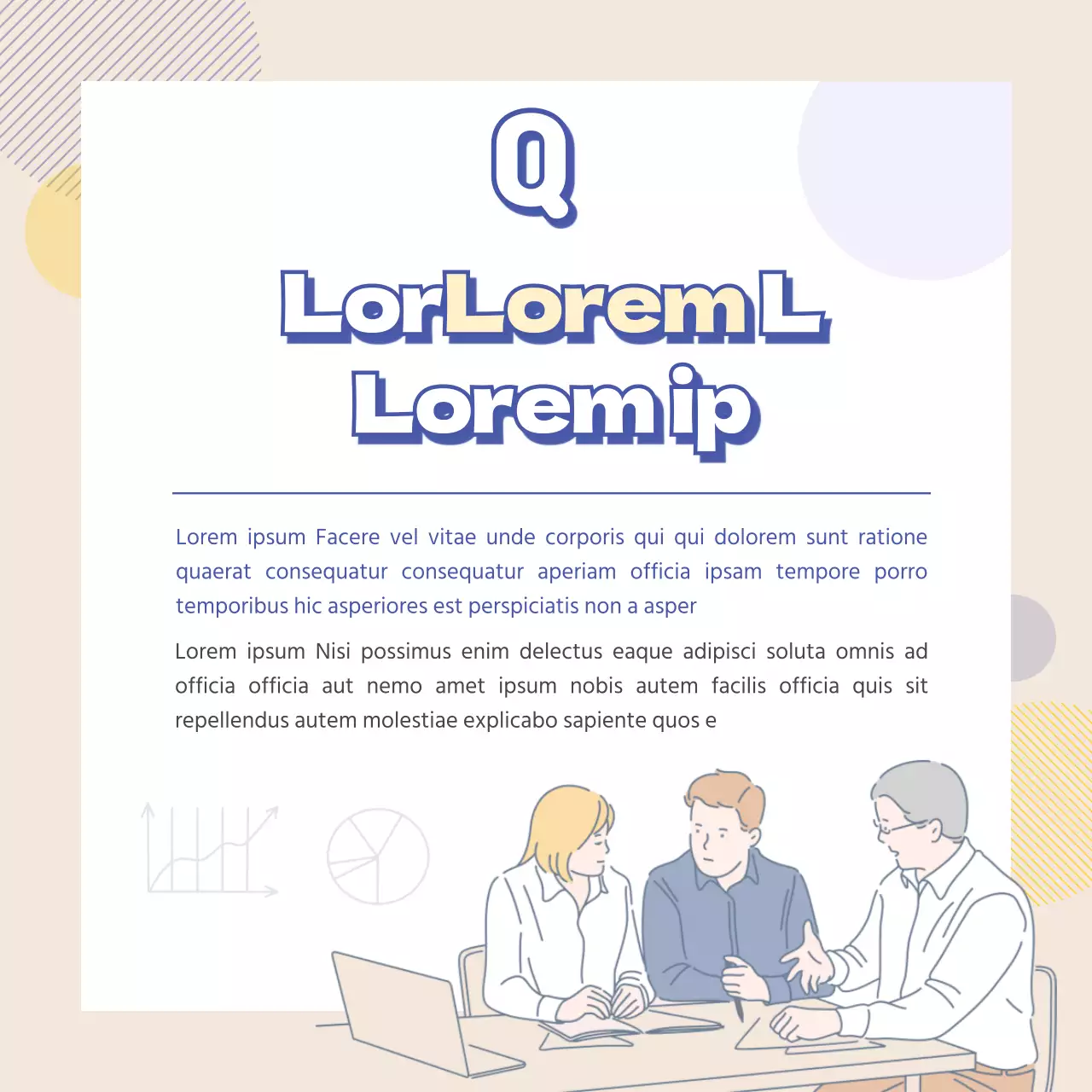 Modernes Recruiting in Hellblau und Gelb