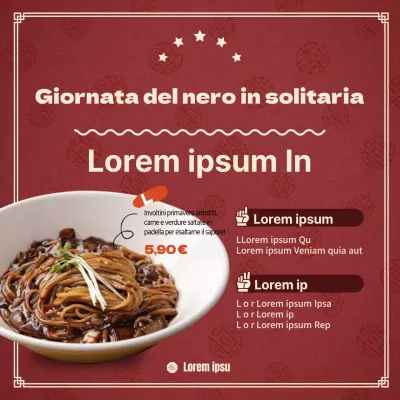 Eventi del Black Friday in rosso