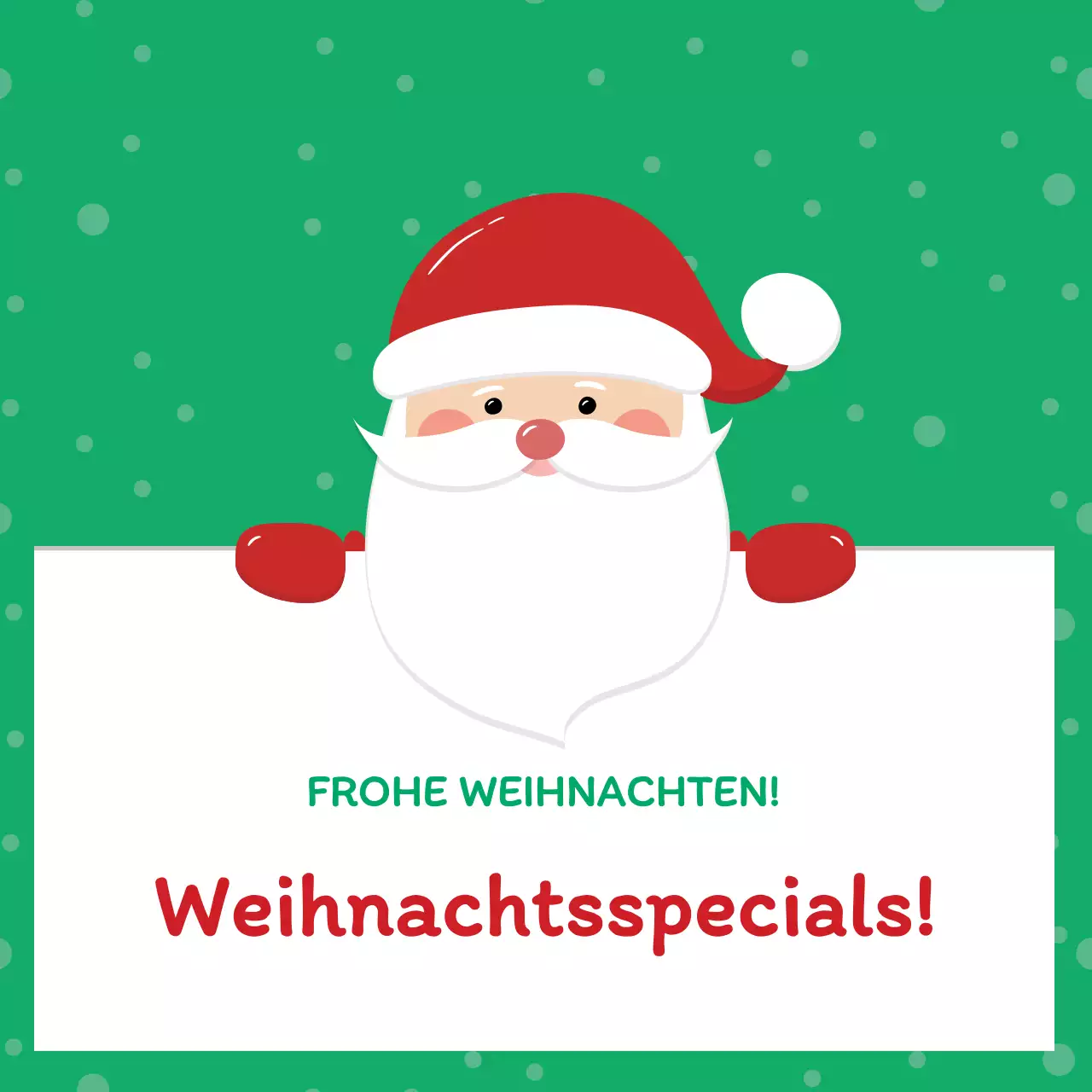 Niedliche Weihnachtsetiketten mit grünen Illustrationen