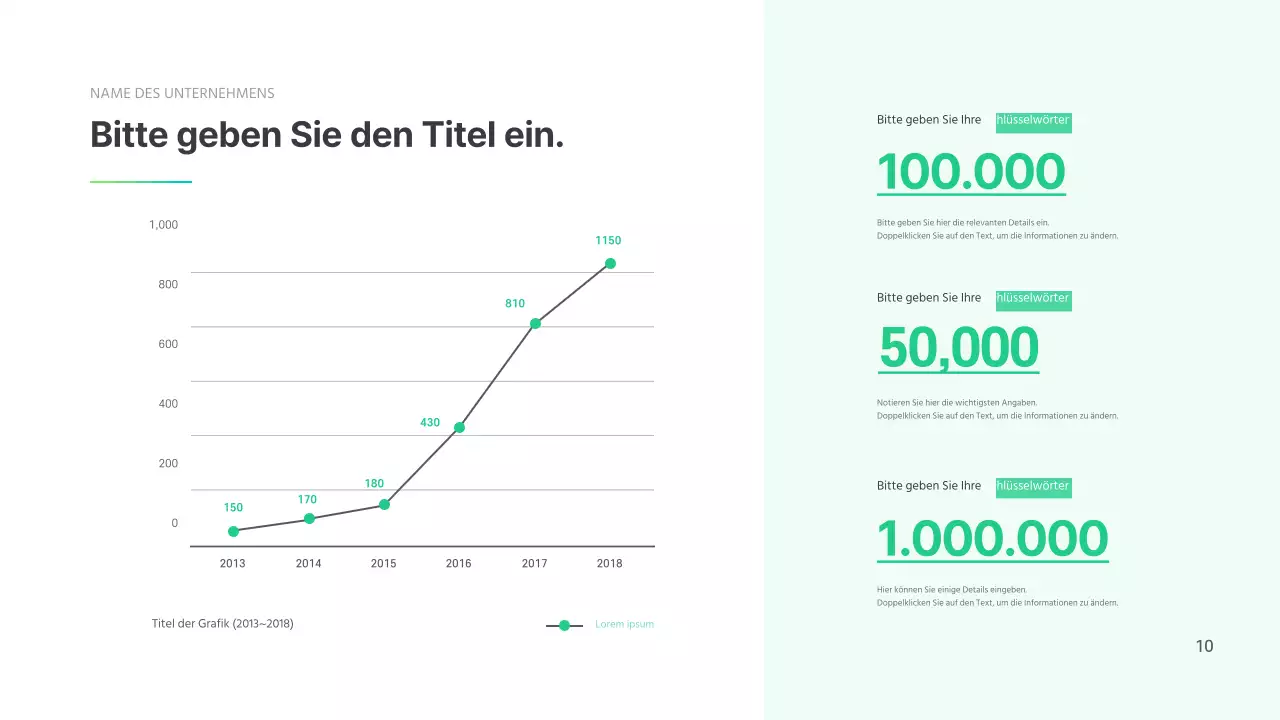 Einfaches Firmenprofil
