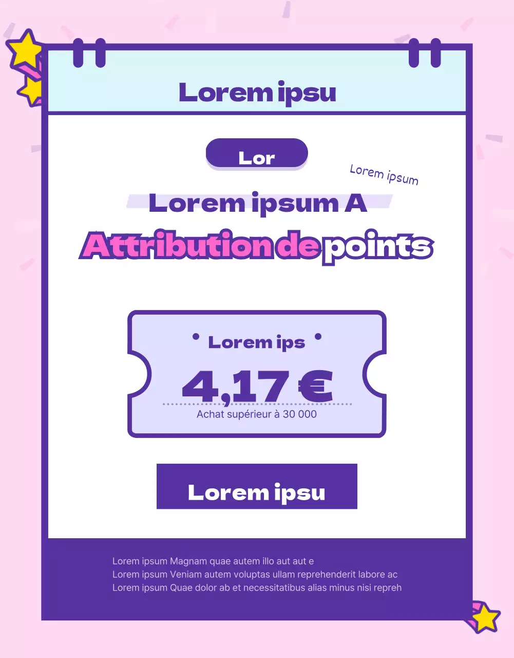 Inscription aux événements