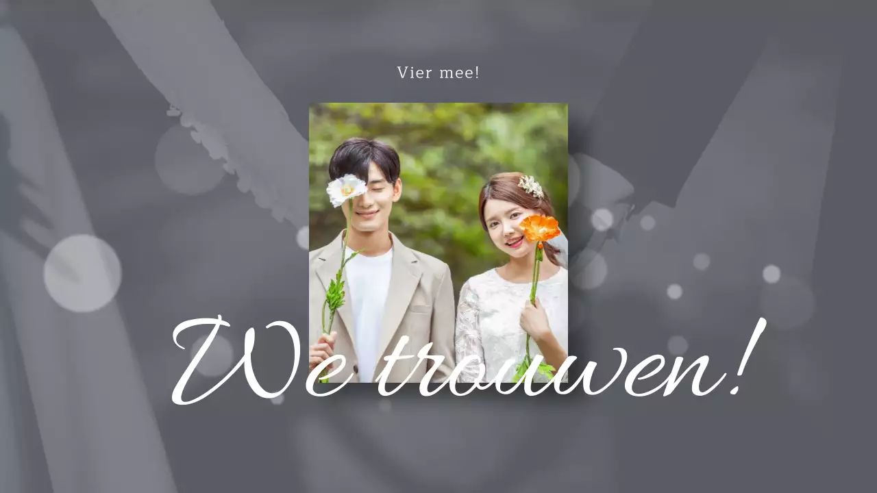 Ingelijste vlogs over trouwplanning