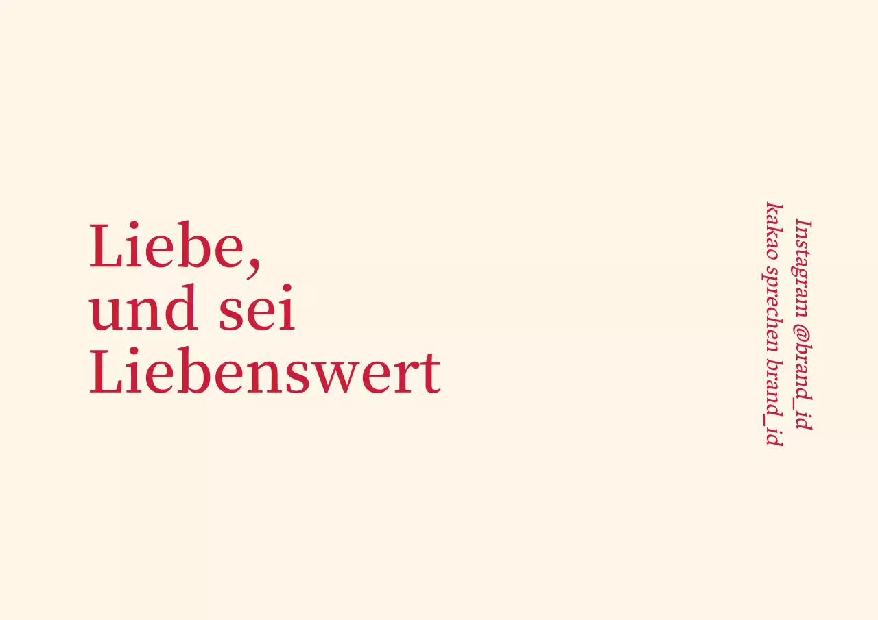 Aprikosenrotes festes Markenetikett
