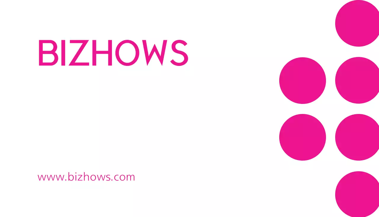 ピンク シンプル ビジネス 名刺