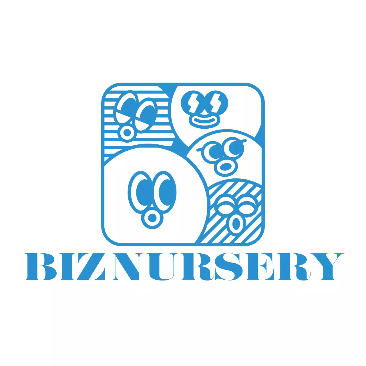 rond rond mignon personnage logo style jardin d'enfants athlétique rencontre