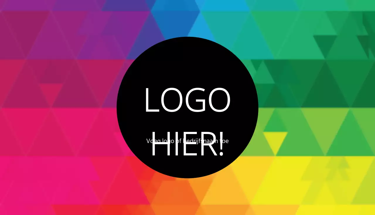 Gekleurde visitekaartjes