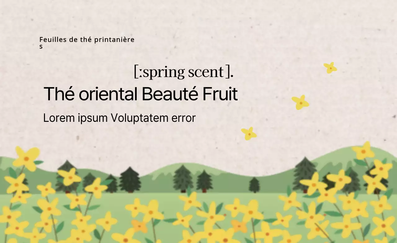 Le parfum du printemps