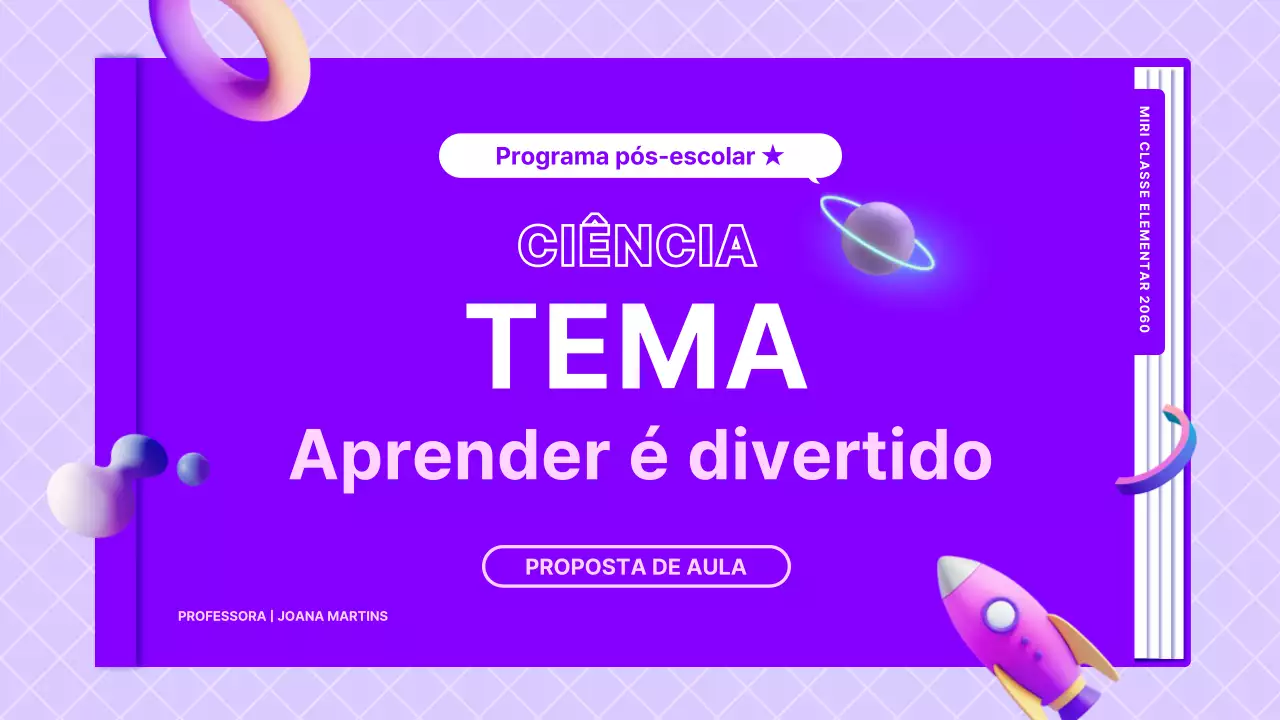 Proposta de aula de ciências utilizando páginas roxas