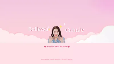 Bellezza di canale youtuber arte in rosa